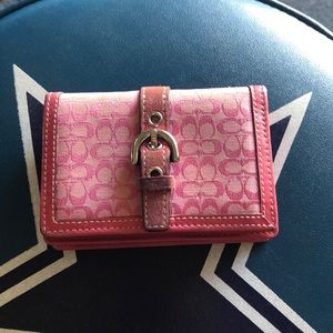 Coach mini wallet